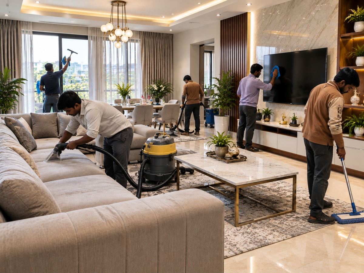 House Cleaning in Ludhiana by Rakesh Sofa Dry Clean